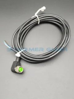 Câble capteur LUTRONIC M12 coudé 2 m 4 pôles codé A IP67