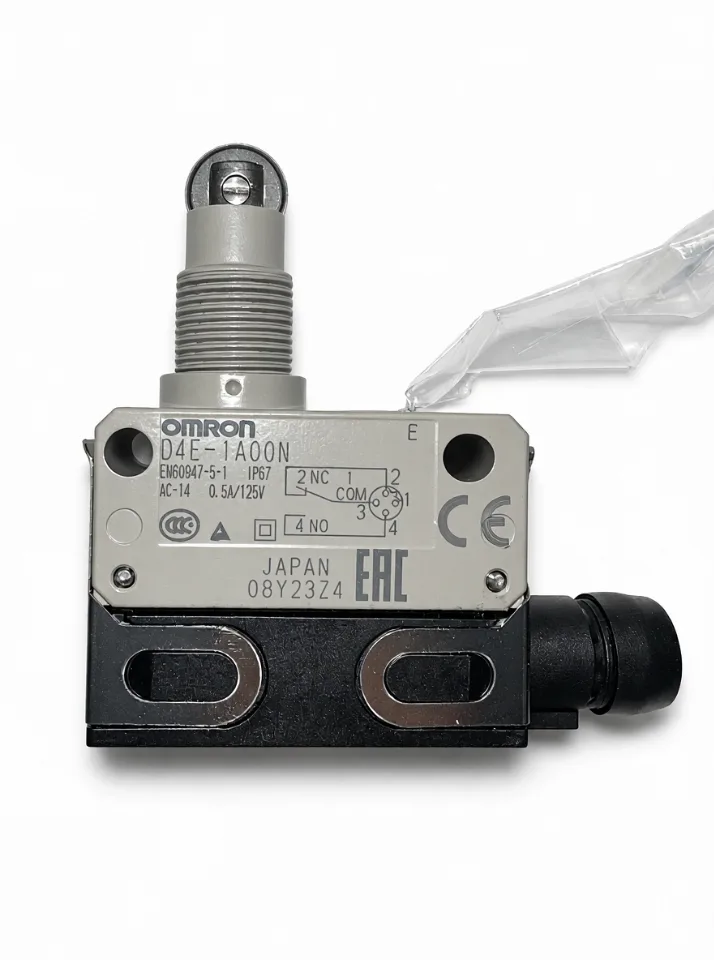 OMRON D4E-1A00N Positionsschalter Rollenstößel AC-Stecker IP67