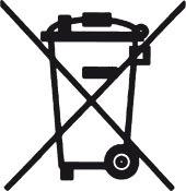 Crossed-out wheeled bin