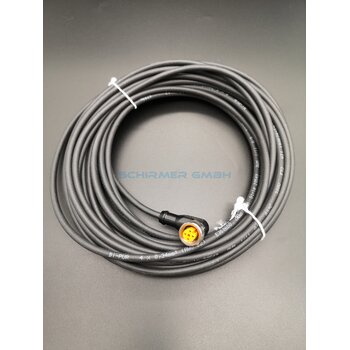 Konfektioniertes Kabel 7-polig. 10M / M12 Stecker gewinkelt